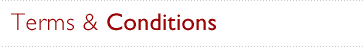 Terms & Conditions Heading